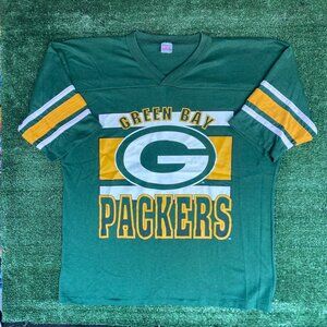 Vintage 80s Green Bay Packers Shirt NFL Football Logo Tee